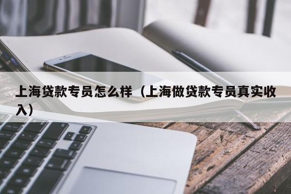 上海贷款专员怎么样（上海做贷款专员真实收入）